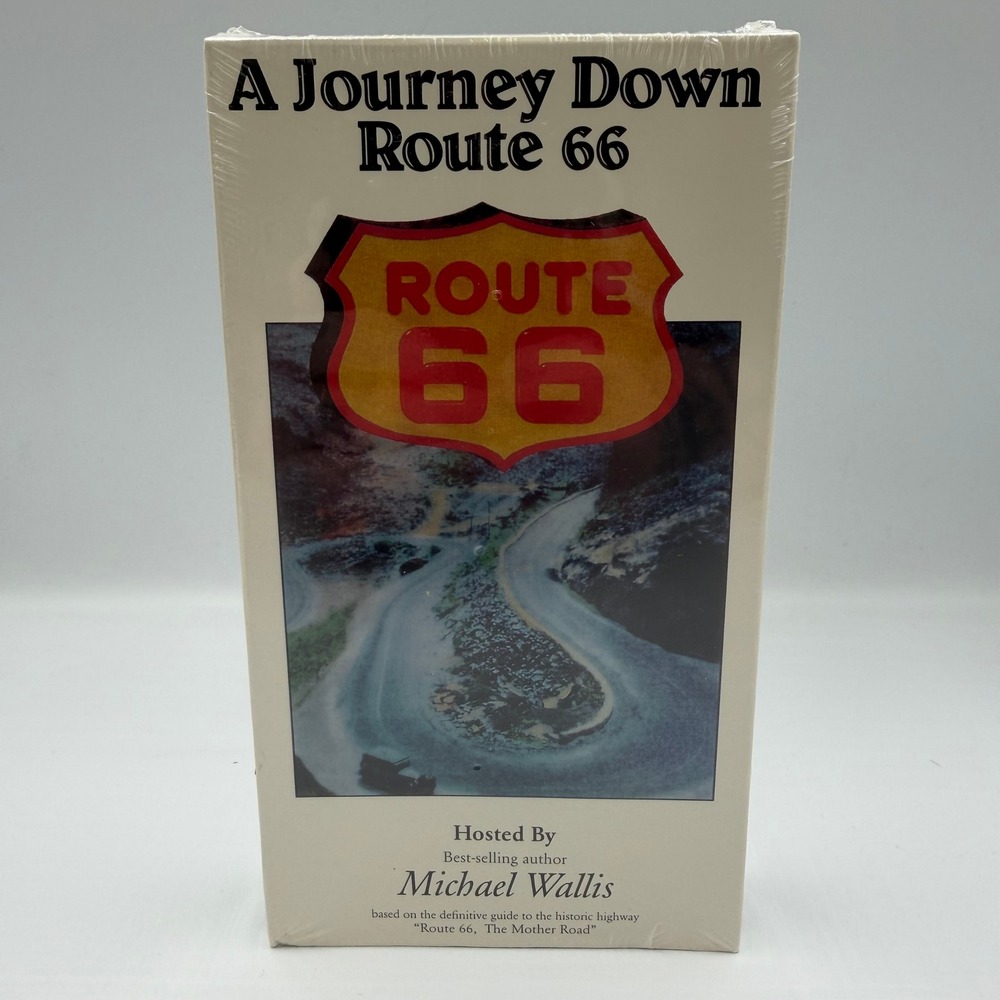 A Journey Down Route 66 The Mother Road VHS Michael Wallis 1994 Sealed 94005